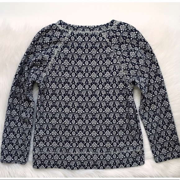 J. Crew Jacquard Floral Sweatshirt - Picture 2 of 4